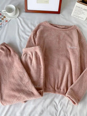 Winter Soft Velvet Pajamas Set Frugal Finds Galore