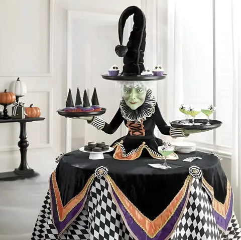 Halloween Witch Tiered Tray Table Frugal Finds Galore
