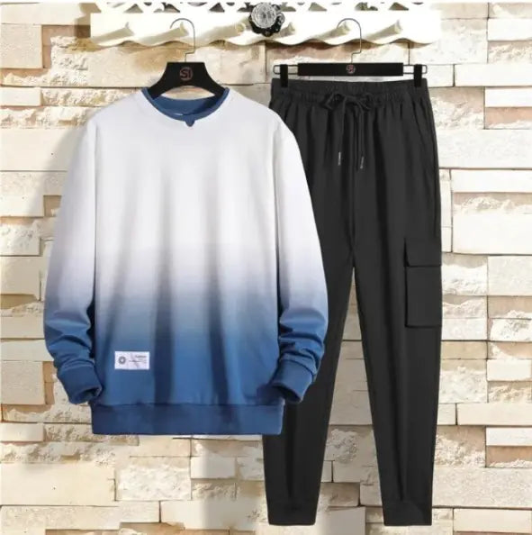 Long-Sleeved Trousers Round Neck Men's Sweater