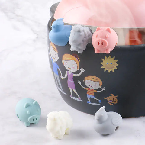 Cartoon Silicone Anti-Overflow Pot with Animal Cover Frugal Finds Galore