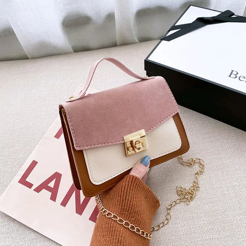 Retro Women's Handbags with Niche Contrast Design Frugal Finds Galore