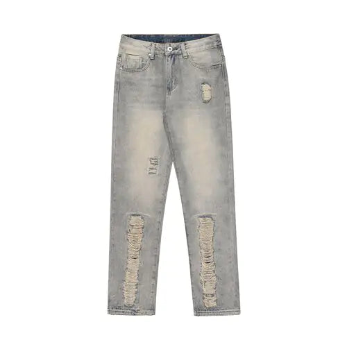 High Street with Hole Jeans