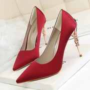 Luxury Silk High Heels Frugal Finds Galore