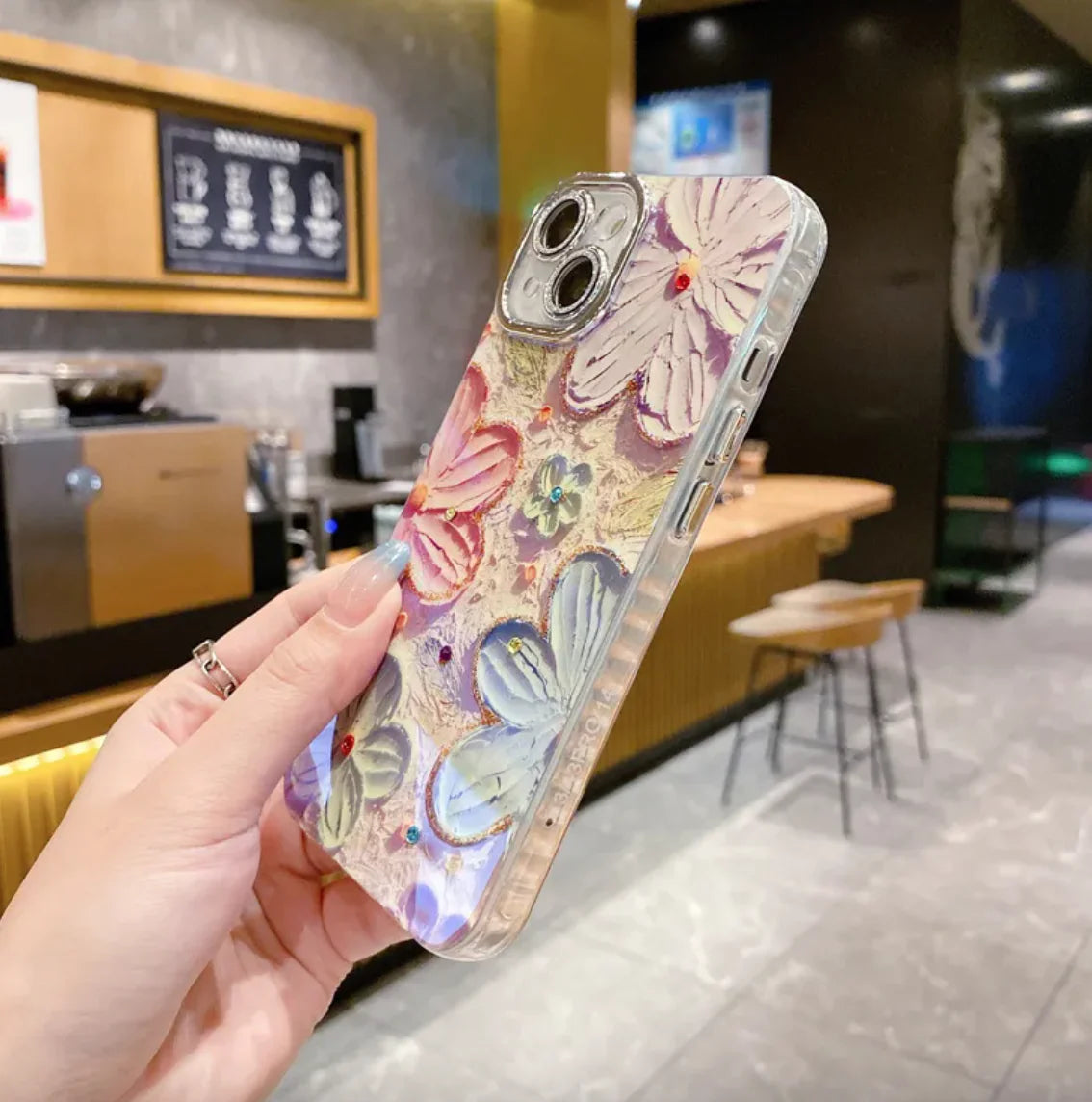 Floral Blue Light Protection Phone Case