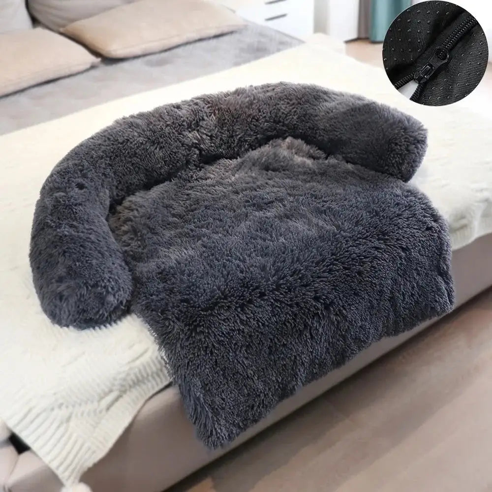 Washable Plush Dog Bed