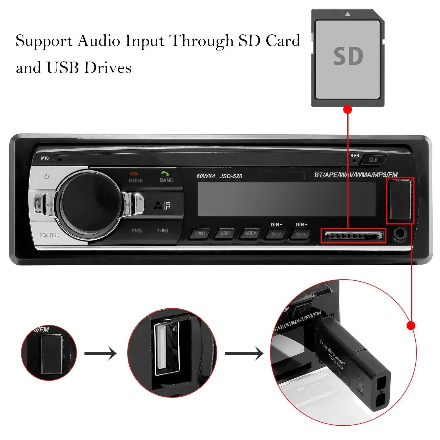 Bluetooth Car Stereo