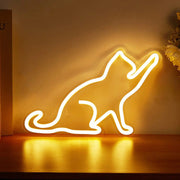 LED Neon Cat Wall Decor for Indoor/Outdoor Lighting Frugal Finds Galore
