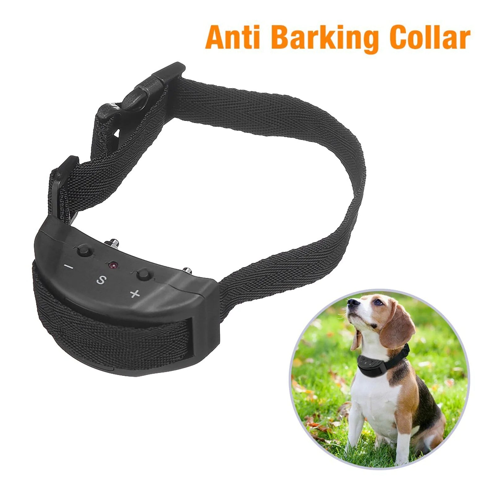 Automatic Anti Bark Barking Dog Shock Control Collar