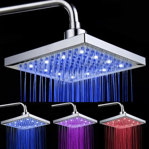 Luminous Color Changing Shower Head Frugal Finds Galore