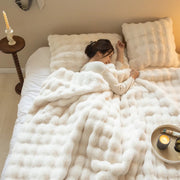 Polyester Rabbit Velvet Blanket Frugal Finds Galore