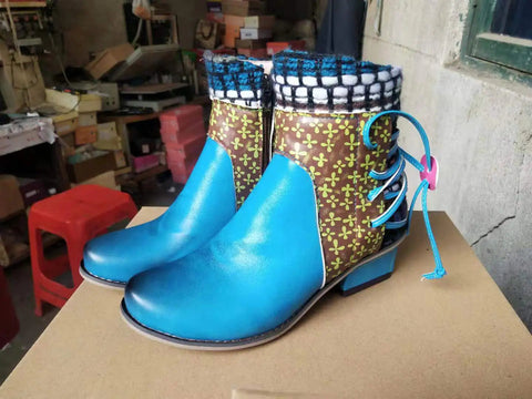 Ethnic Style Short Boots Frugal Finds Galore