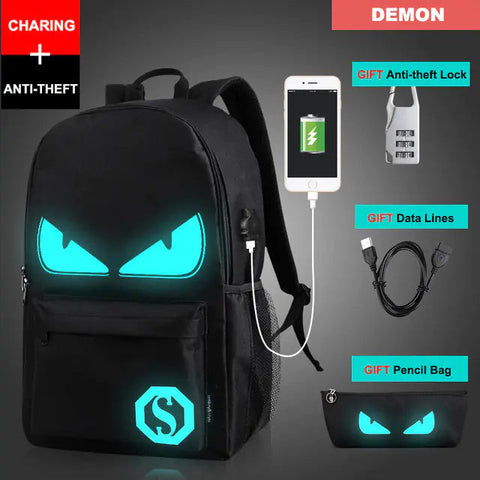 Glow-in-the-Dark Computer Backpack - Music Kid Style Frugal Finds Galore