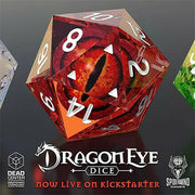 Colorful Dragon Eye Crystal Dice Set with Polygonal Design Frugal Finds Galore