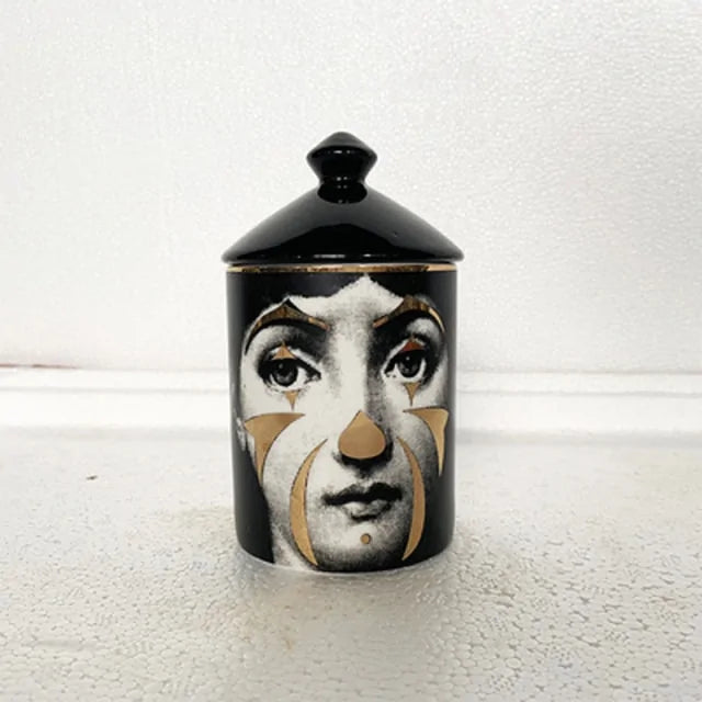 Ceramic Candle Holder Jar