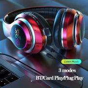 Wireless Sports Headphones with Cool Lighting and Surround Sound Frugal Finds Galore
