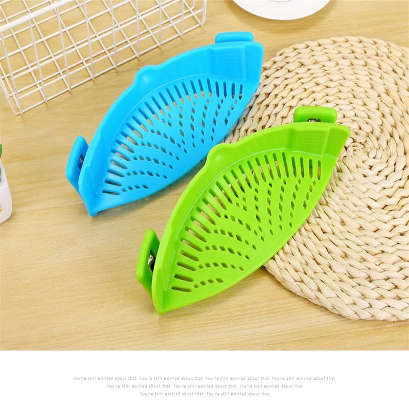 Silicone Clip-On Pot Pan Strainer