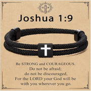 Milan Rope Braided Cross Bracelet Frugal Finds Galore