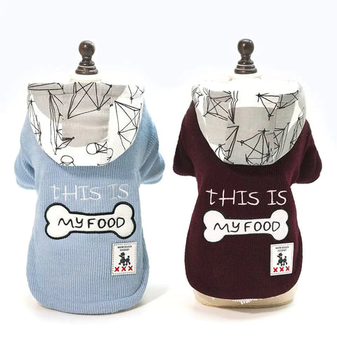 Thickened Hooded Padded Clothing for Pets Frugal Finds Galore