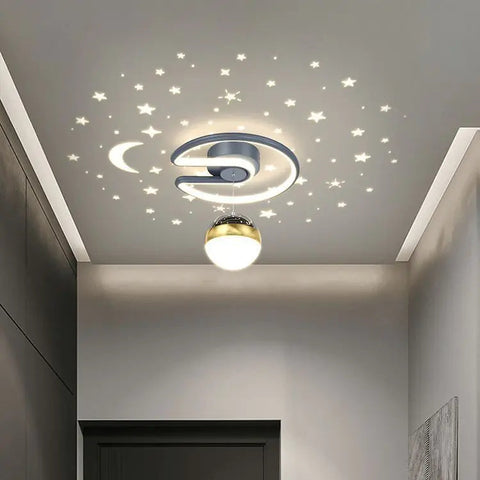 Modern Nordic Starry Sky Corridor Ceiling Light Frugal Finds Galore