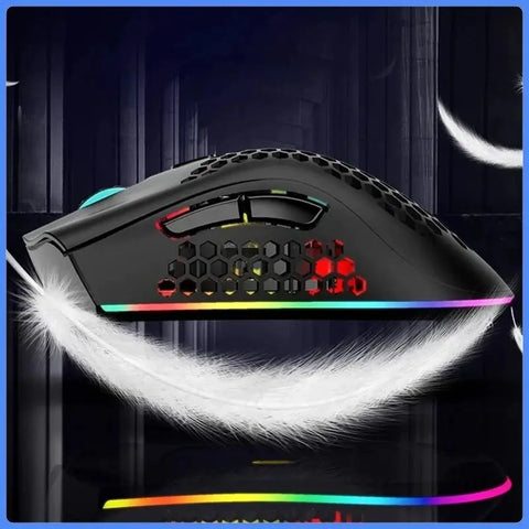Rechargeable Wireless RGB Gaming Mouse for PC Frugal Finds Galore
