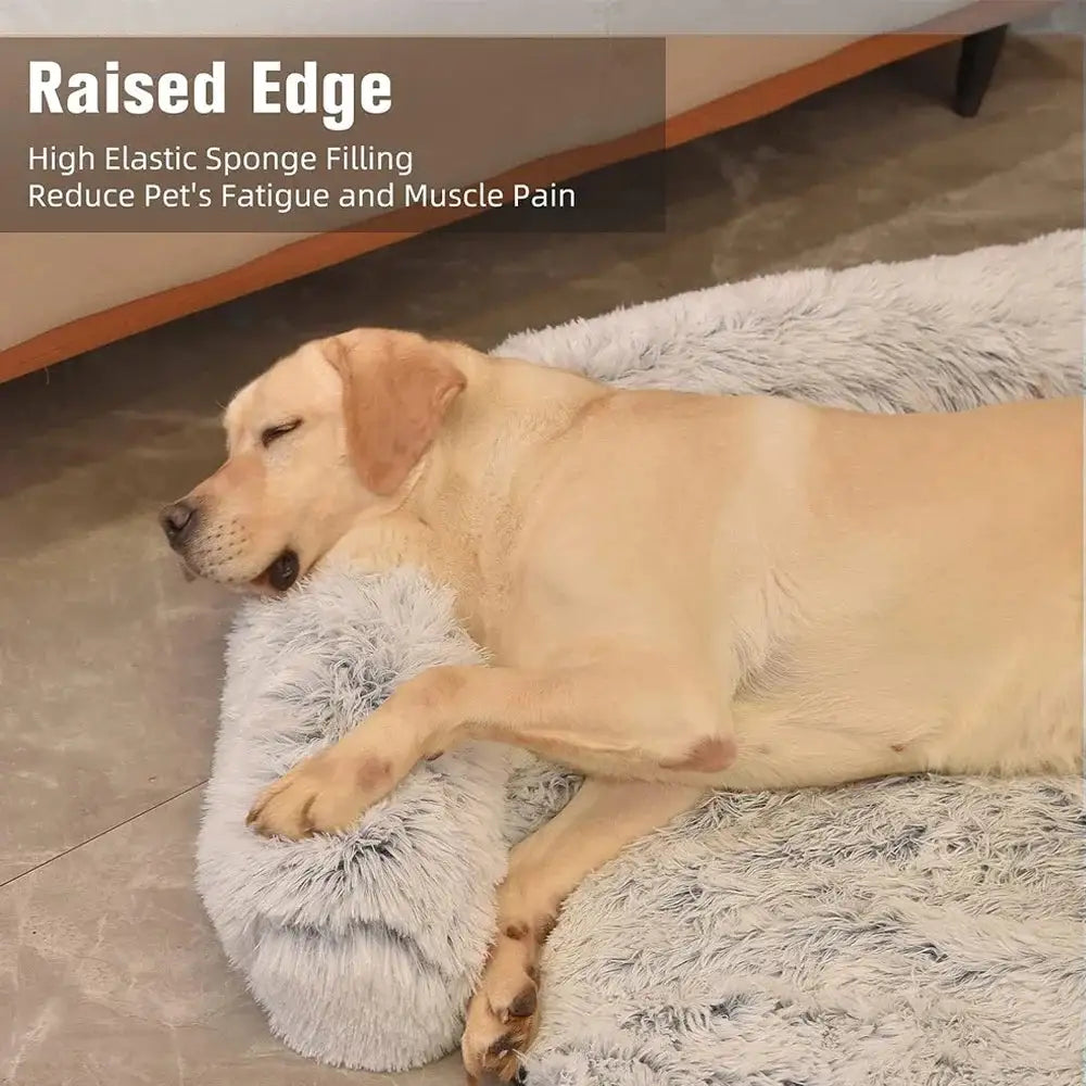 Washable Plush Dog Bed