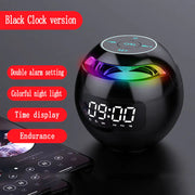 Mini Portable Colorful Bluetooth Alarm Clock Speaker Frugal Finds Galore