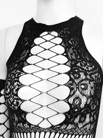 Fishnet Sleeveless Mesh Clubwears Frugal Finds Galore