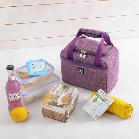 Thickened Cationic Insulated Lunch Box with Bag Frugal Finds Galore
