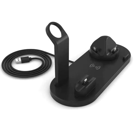 15W 4-in-1 Wireless Charger for Phones, Earbuds, Watches Frugal Finds Galore