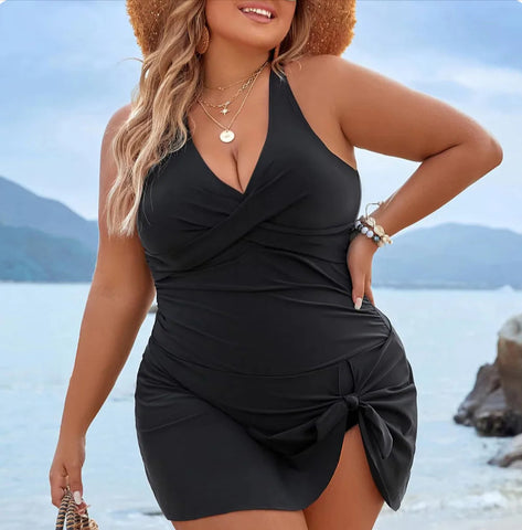 Women's Push-Up Slimming Swimsuit Dress Frugal Finds Galore