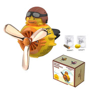 Cartoon Pilot Car Air Freshener with Rotating Propeller Frugal Finds Galore
