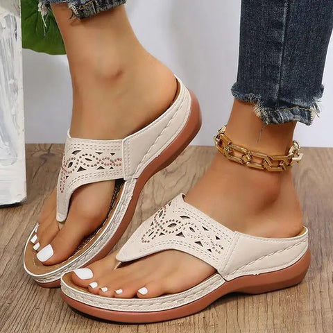 Women's Clip Toe Wedge Sandals Frugal Finds Galore