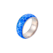 Luminous Stainless Steel Crack Ring Frugal Finds Galore