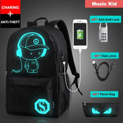 Glow-in-the-Dark Computer Backpack - Music Kid Style Frugal Finds Galore