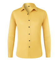 Men's Wrinkle-Free Elastic Business Shirt Frugal Finds Galore