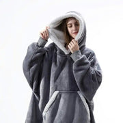Oversized Hoodie Blanket With Sleeves Sweatshirt Frugal Finds Galore