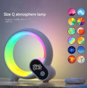 Creative Q Light Analog Sunrise Alarm Clock with Bluetooth Frugal Finds Galore