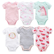 Baby Onesie Set, 6 Pieces Short Sleeve Outfit Frugal Finds Galore
