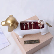 Dachshund Ring Jewelry Box and Display Stand Frugal Finds Galore
