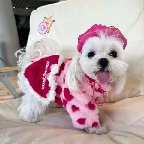 Plush Warm Dog Coat Frugal Finds Galore