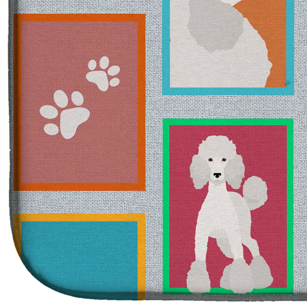 Standard Poodle Dish Drying Mat