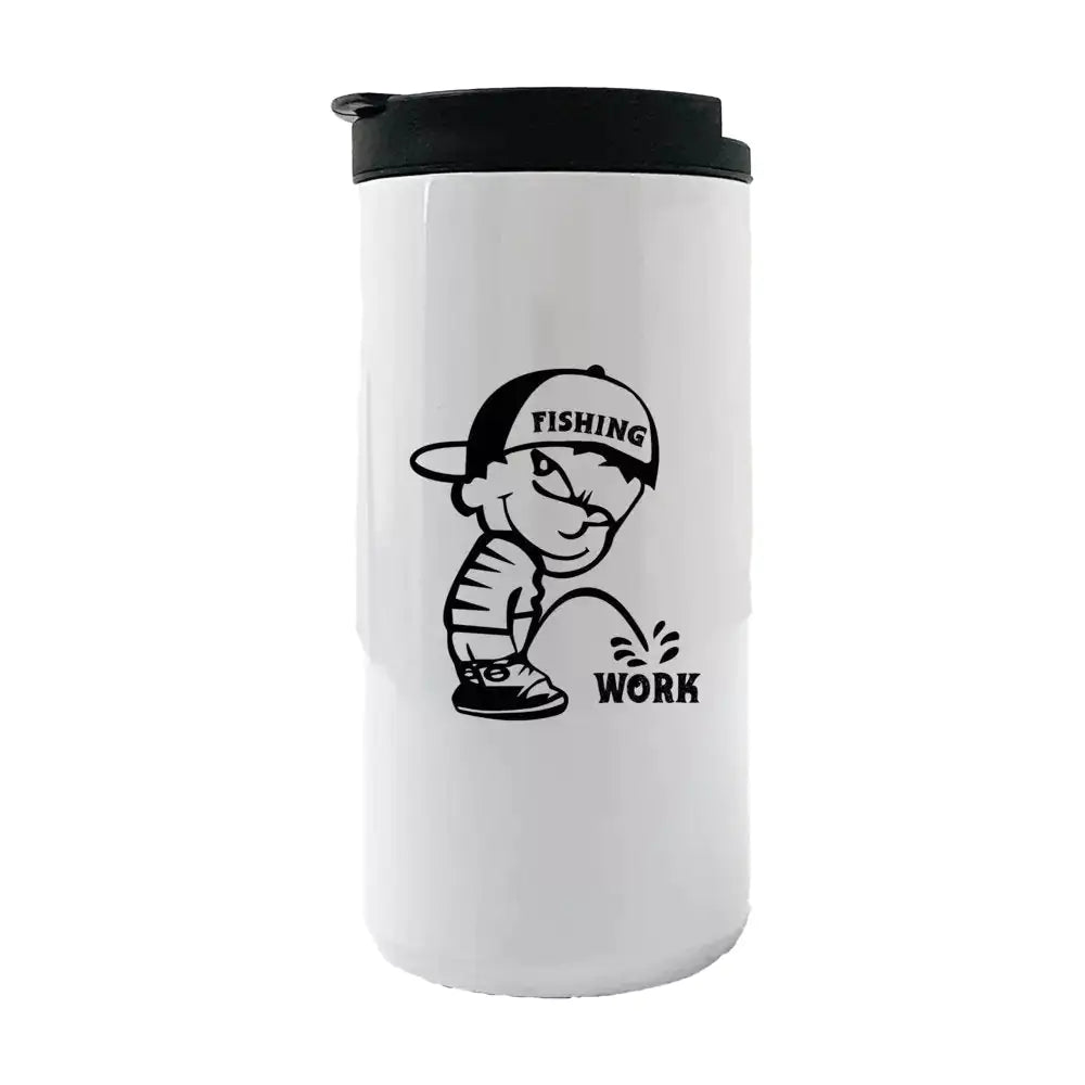 Fishing And Work 14oz Insulated Coffee Tumbler