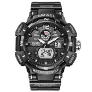 Luminous Men's Outdoor Chronograph Alarm Clock Watch Frugal Finds Galore