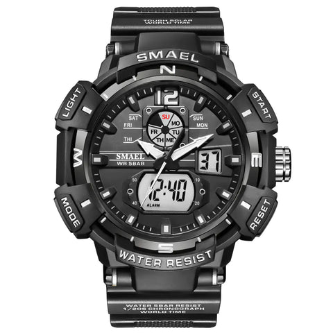Luminous Men's Outdoor Chronograph Alarm Clock Watch Frugal Finds Galore