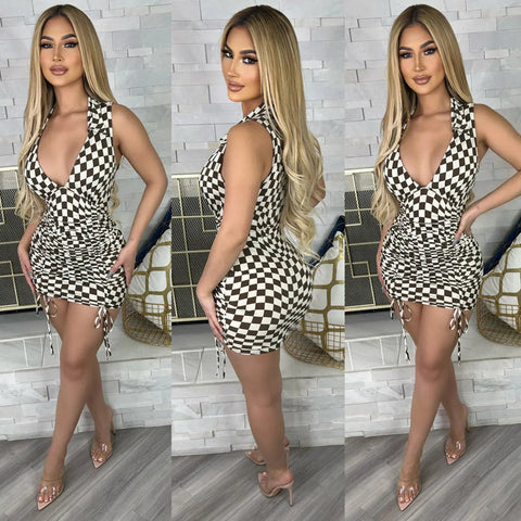 Tight Pleating Plaid Dress for Women Frugal Finds Galore