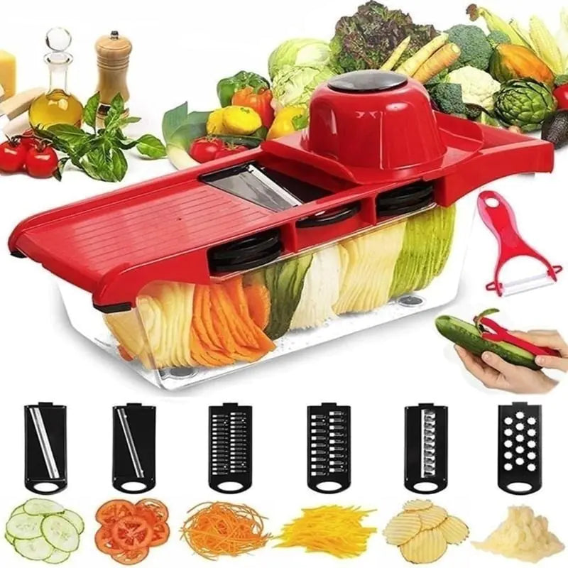 6 in 1
Vegetable Slicer
Kitchen
Cooking
Peeler