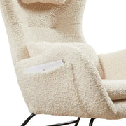 Modern Rocking Chair with High Backrest Frugal Finds Galore