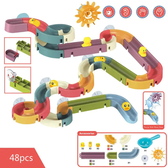 Bath Marble Race Run Assembling Track