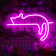 LED Neon Cat Wall Decor for Indoor/Outdoor Lighting Frugal Finds Galore