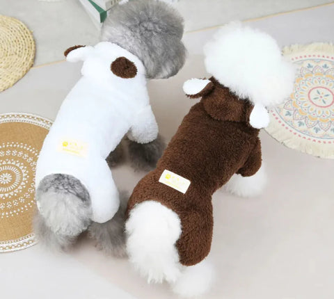 Fluffy Bear  Four-Legged Dog Jacket Frugal Finds Galore